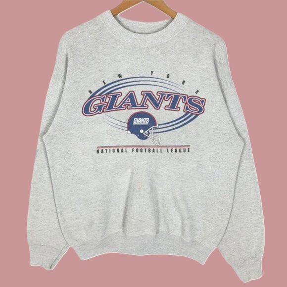 Vtg New York Giants Football Sweatshirt, Retro NFL New York Giants Shirt tee - Picture 3 of 4